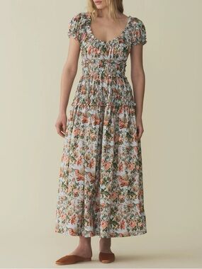 NEW Doen Leanne Dress in Calico Garden XS